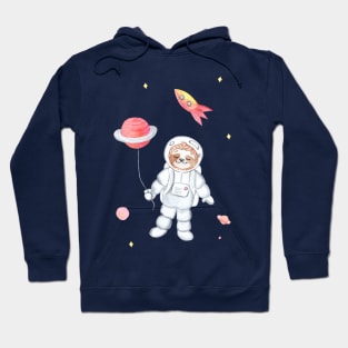 sloth in space Hoodie